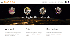 Desktop Screenshot of createitlab.org